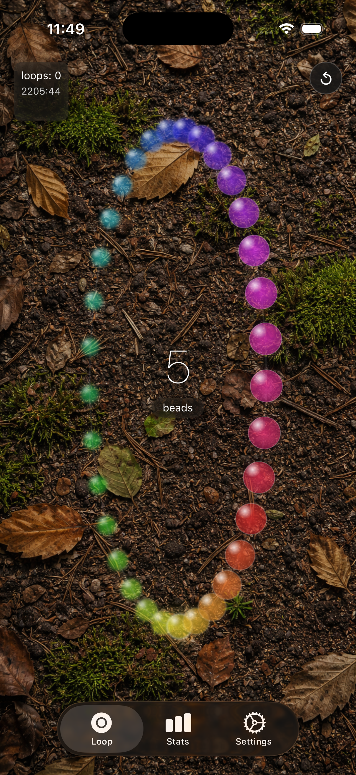 Worry Beads app screenshot